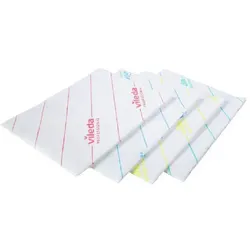 Vileda MicroOne 34 x 27 cm rot Einweg Microfasertücher rot ( 1 Packung = 50 Stüc...