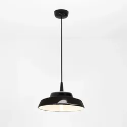 Zafferano Circus Black LED-Pendelleuchte, modernes Design mit handgefertigtem Keramikdiffusor (Durchmesser 24 cm), warmes Licht (2700 K), weiße Oberfläche