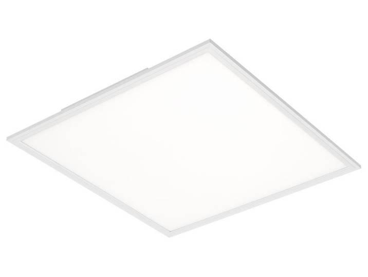BRILONER Simple LED Panel, Neutralweißes Licht, weiß, 59,5 x 59,5 x 6 cm