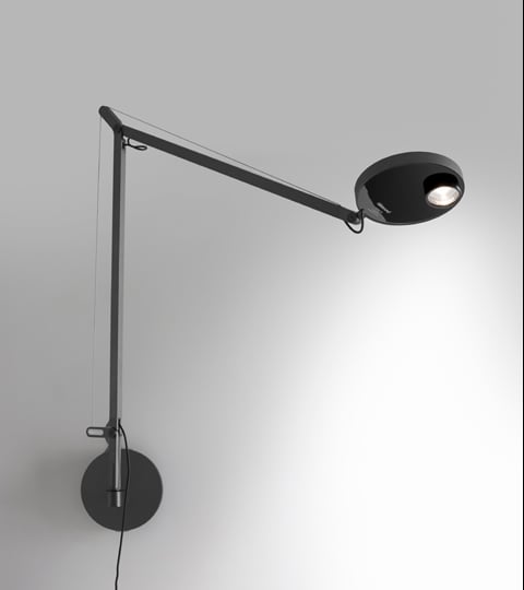 Artemide Demetra Professional Wandleuchte (anthrazitgrau, warmweiß (3000 K), Tou... anthrazitgrau | warmweiß (3000 K) | Touchdimmer 1739010A+1742010A