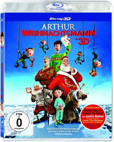 Barry Cook - Arthur Weihnachtsmann [Blu-ray 3D] - Preis vom 08.10.2026 07:26:42 h