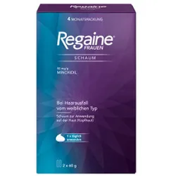 Regaine FRAUEN SCHAUM (4 Monats Packung) bei erblich bedingtem Haarausfall