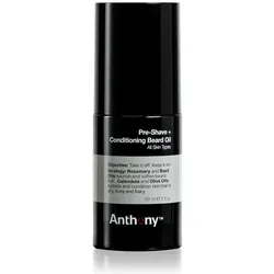 Anthony, Bartpflege, - Pre Shave + Conditioning Beard Oil