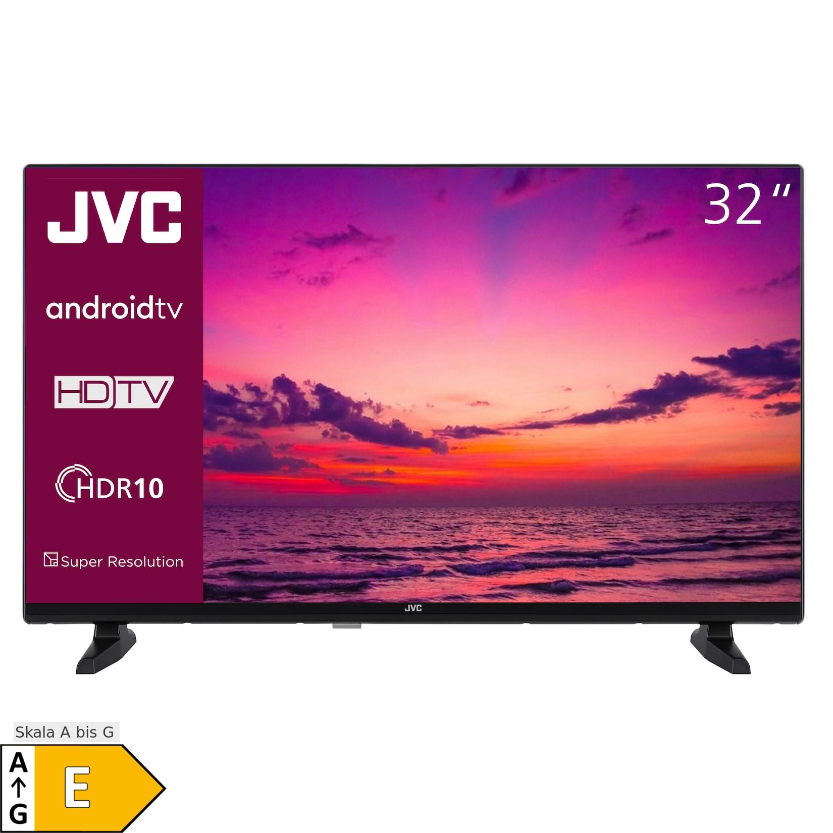 JVC LT-32VAH3355 Fernseher 32 Zoll Android TV HD Smart TV, HDR, Triple-Tuner, Play Store (2026)