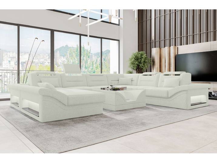 XXL Wohnlandschaft Enzo Stoffsofa
