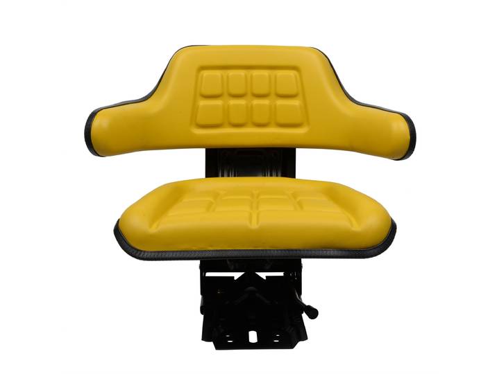 Siège de tracteur universel réglable jaune durable pour l'agriculture
