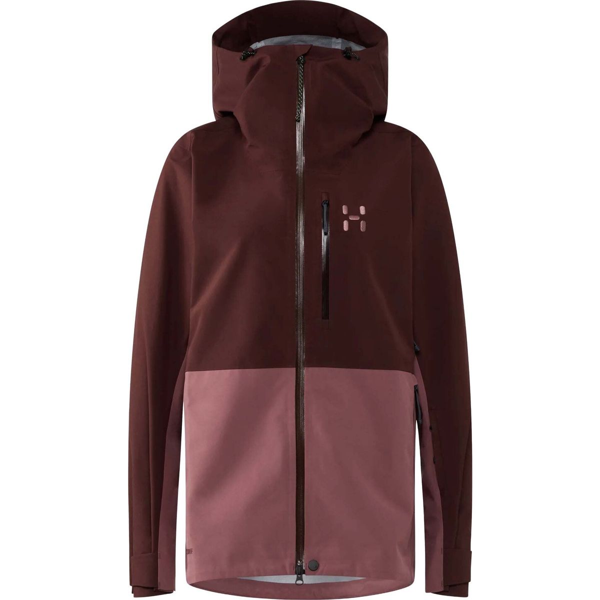 Haglöfs Alper Proof Jacket Women maroon trail / misty mauve (6BB) M 6079376BB020