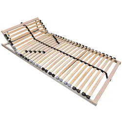 Coemo 2x Lattenrost ERGO 80x200 cm 7-Zonen Kopfteil verstellbar zur Selbstmontage