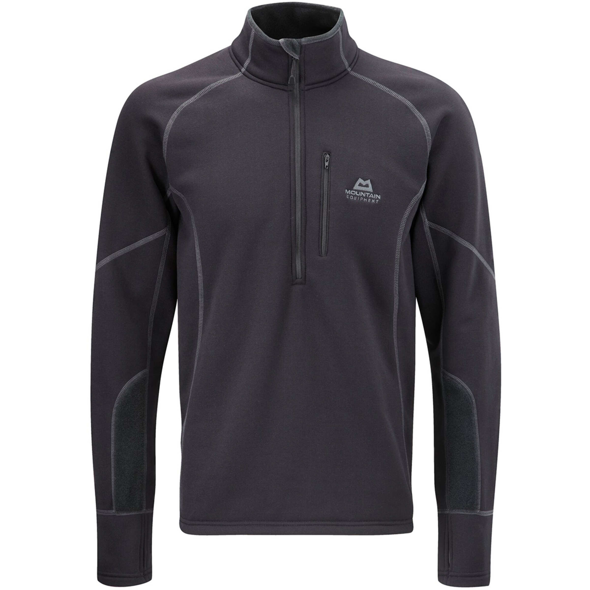 Mountain Equipment Couloir Zip Tee Herren Longsleeves schwarz Größe S Trekking Elastisch