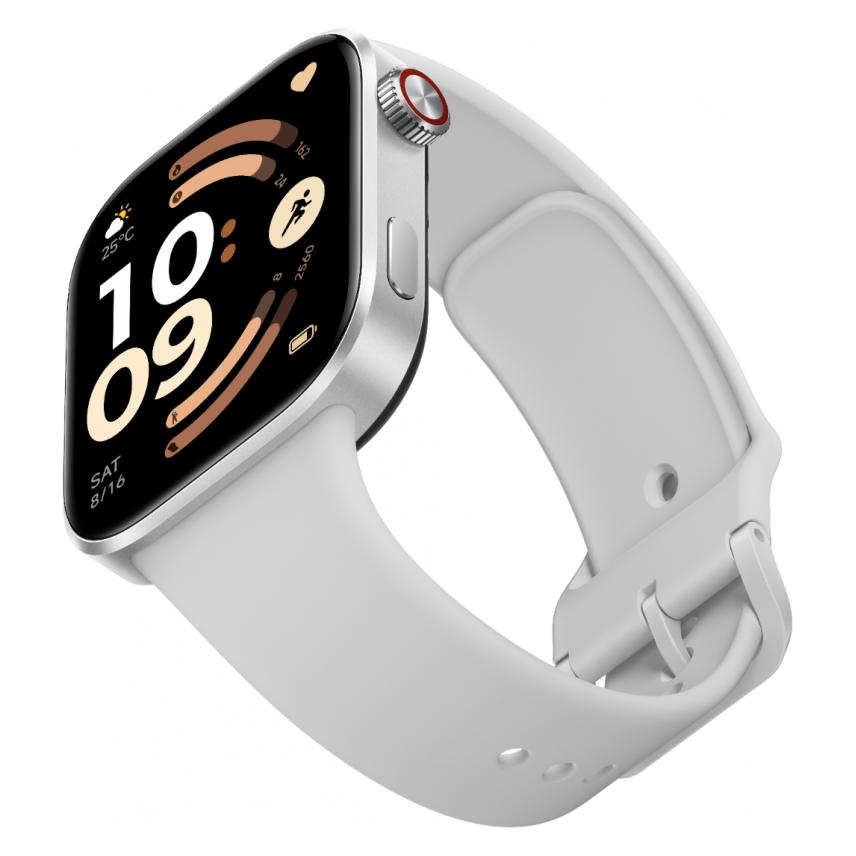 Xiaomi Redmi Watch 6 (46.45 mm, Aluminium, Silber, ohne SIM) (BHR08CUGL)