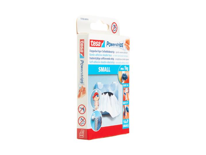 tesa Powerstrips® Doppelseitige Klebestreifen klein 14 Strips