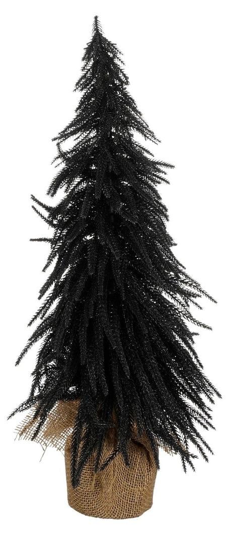 House of Seasons Kunstkerstboom in Jute - Zwart - H60 x Ø32 cm