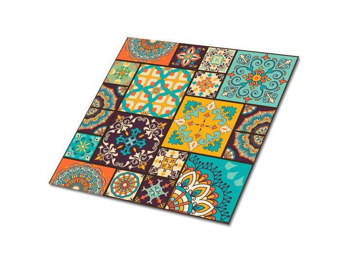 SELBSTKLEBENDE Wandfliesen 9 Stück 30x30 cm - Patchwork
