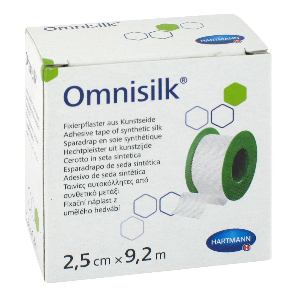PAUL HARTMANN AG Omnisilk Fixierpflaster Kunstseide 2,5 cmx9,2 m 11163515