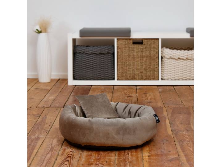 Hundebett Pwai Gr. S 50 x 15 x 50cm Taupe