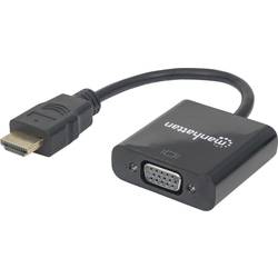 Manhattan 151467 HDMI / VGA Adapter [1x HDMI-Stecker - 1x VGA-Buchse] Schwarz 0.26 m