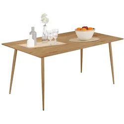 Skandi Esszimmer Tisch in Eichefarben 160 cm breit & 90 cm tief