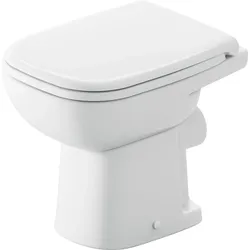 Duravit D-Code Stand-WC Compact, Tiefspüler, 350 × 480 × 385 mm, 2108090000, Farbe: Weiß Hochglanz
