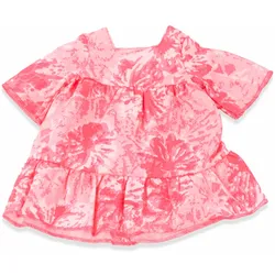Götz - Kleid Pink Gr. XL (45–50 cm) – gemustertes Sommerkleid mit Volants für Stehpuppen
