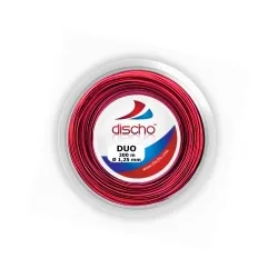 Tennissaite - DISCHO - DUO RED (Supersoft) - 200 m 1,25 mm