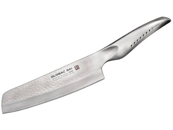 Global SAI-M06 Gemüsemesser, 15cm Hammerdesign