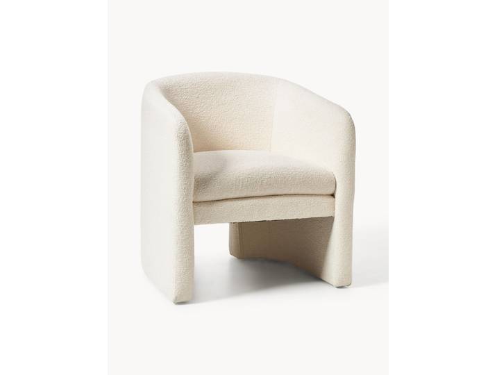 Fauteuil lounge en bouclette Mairo
