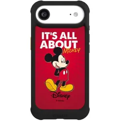 Nivocase Hülle für Apple iPhone Air Stossfeste Handyhülle NIVOmax Case Schwarz Disney Maus Offizielles (Apple iPhone Air), Smartphone Hülle, Schwarz
