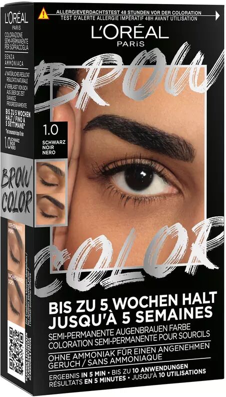 L'OREAL - Brow Color, 1 Stück, . Schwarz