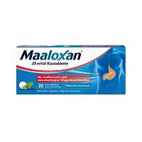 MAALOXAN Kautabletten - bei Sodbrennen mit Magenschmerzen 20 St