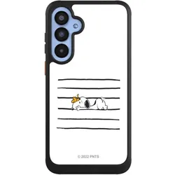 Nivocase Hülle für Samsung Galaxy A55 5G Handyhülle NIVOcore Case Schwarz Hund Peanuts Snoopy (Samsung Galaxy A55), Smartphone Hülle, Schwarz