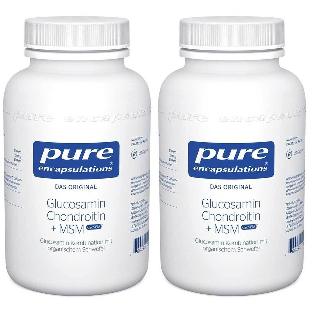 Pure Encapsulations Glucosamin+Chondr.+MSM Kapseln 2x 2x120 St