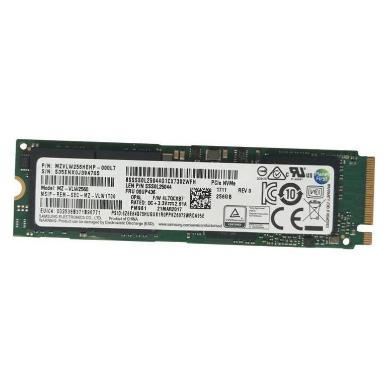 Lenovo Memory SSD 256GB M.2 PCIe3x4 (256 GB, M.2 2280) (FRU00UP436)
