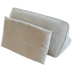 RÜCKENKISSEN WIOLO SOFT Hellgrau Cord