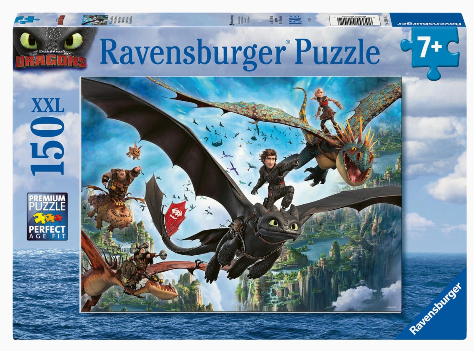 Ravensburger Drakon en helden puzzel
