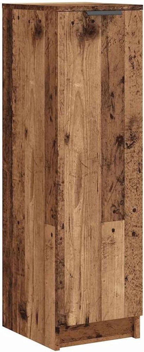 Houten wandmontage schoenenkast voor volwassenen, Hoogte: 100.5 cm