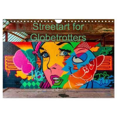 Streetart for Globetrotters (Wall Calendar 2027 DIN A4 landscape), CALVENDO 12 Month Wall Calendar