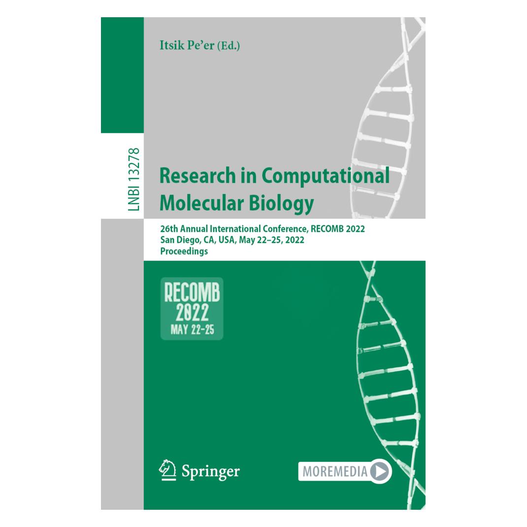 Springer Research in Computational Molecular Biology (Englisch, Softcover, Itsik Pe'er) (56836464)