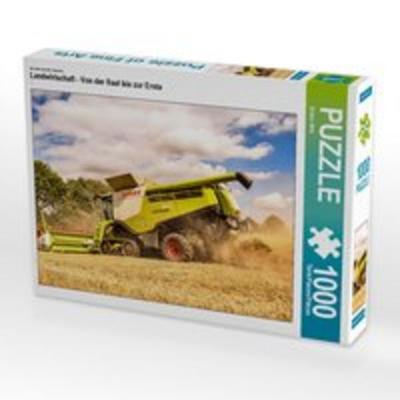 CALVENDO Puzzle Landwirtschaft - Von der Saat bis zur Ernte 1000 Teile Lege-Größe 64 x 48 cm Foto-Puzzle Bild von Simon Witt