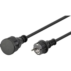 GB 71472 - Outdoor-Verlängerungskabel, 5 m, schwarz