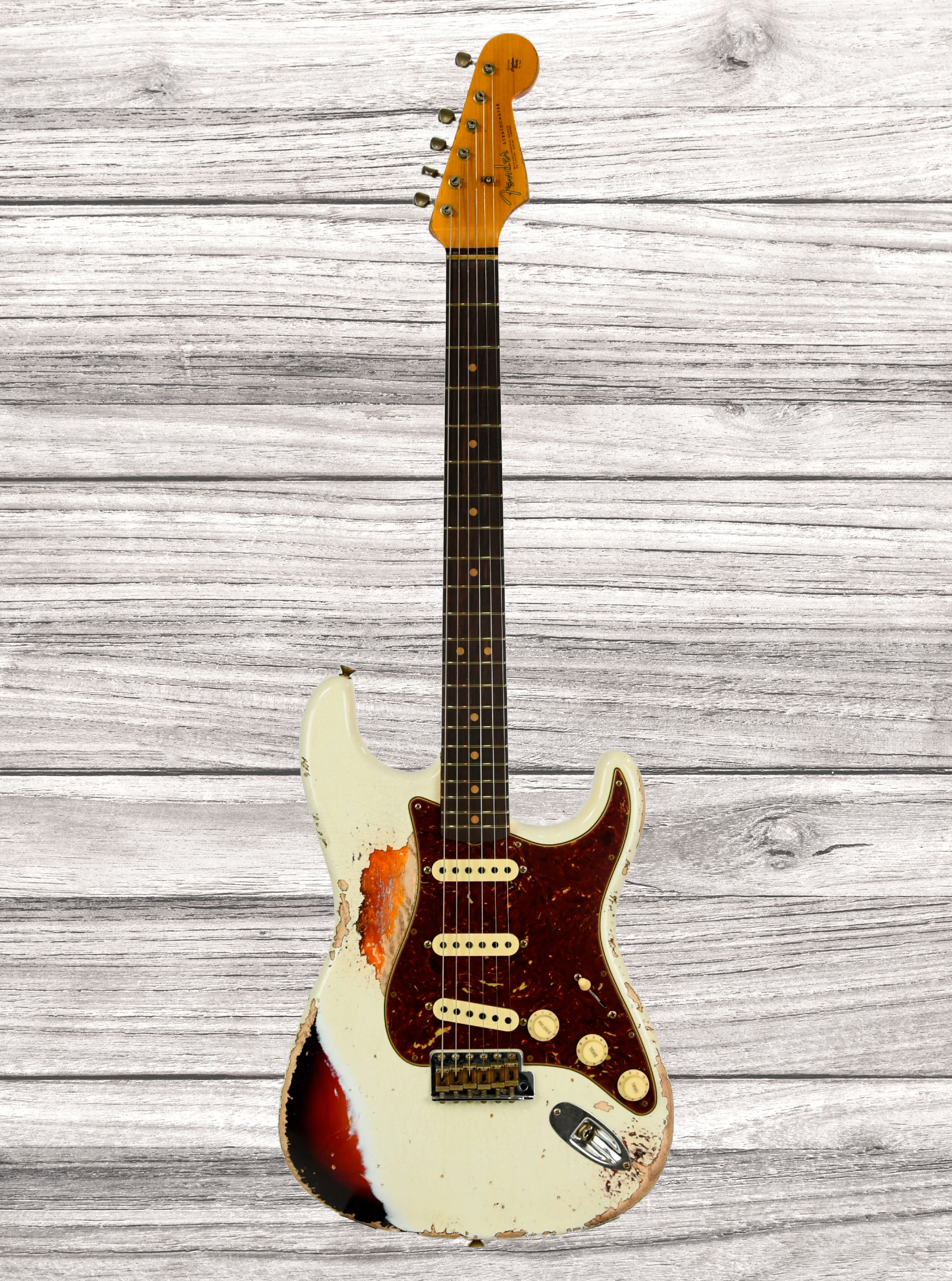 Fender Custom Shop Time Machine Collection 63 Stratocaster Super Heavy Relic Chocolate 3-Color-Sunburst