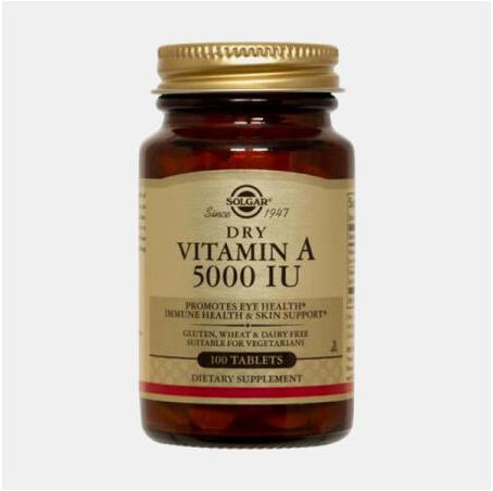 SOLGAR VITAMINA A 5000 IU 100 COMPRIMIDOS