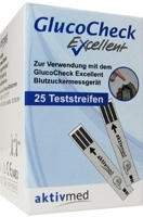 Aktivmed GmbH GLUCOCHECK Excellent Teststreifen 25 St 09286618