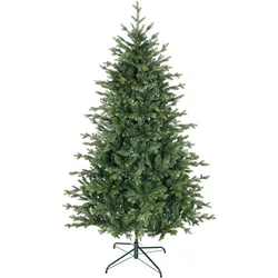 WEIHNACHTSBAUM künstlich 180 cm Christbaum mit dichten Zweigen Grün