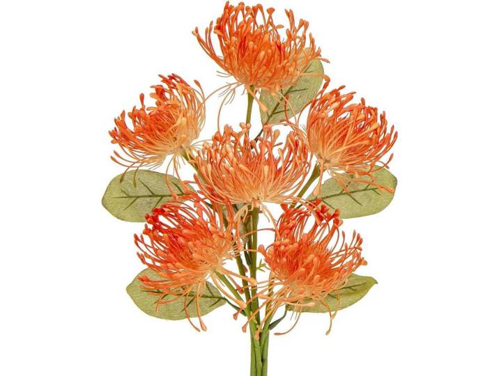 Kunstblumen 6 Stück Orange 30 cm, Kunststoff, 30 cm, Dekoration, Blumen & Blumentöpfe, Kunstblumen