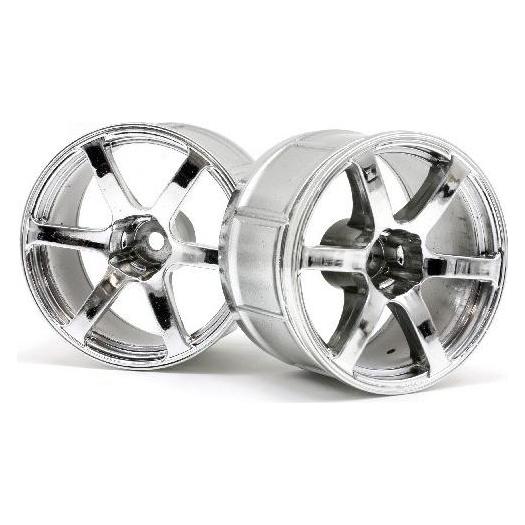 HPI LP35 Felge Yokohama AVS T6 chrom 35mm +9 Offset (2St) (33467)