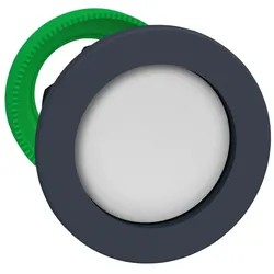 Schneider Electric ZB5FA16 Drucktaster, Frontelement, Harmony XB5F, Kunststoff, 30mm, weiß, zurückgesetzt, unbeschriftet, tastend