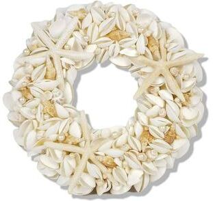Galt International "Coastal Seashell Wreath - 17"" Natural"