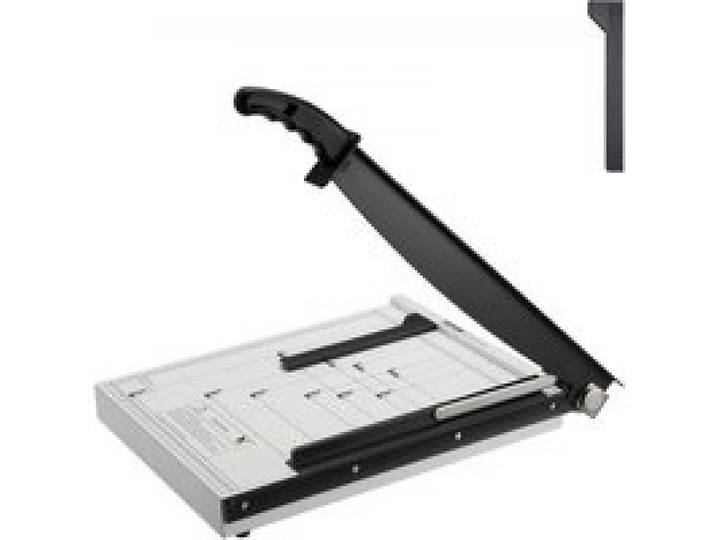VEVOR Papierschneider Hebelschneider, 381 mm Max. Schnittbreite Manuelle Papierschneidemaschine, 16 Blätter Kapazität, mit Schutzschiene / Klingenarretierung, ideal für Zuhause, Büro, Schule