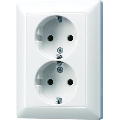 Jung SCHUKO-Steckdose aws AS 5020 KIU WW AS5020KIUWW