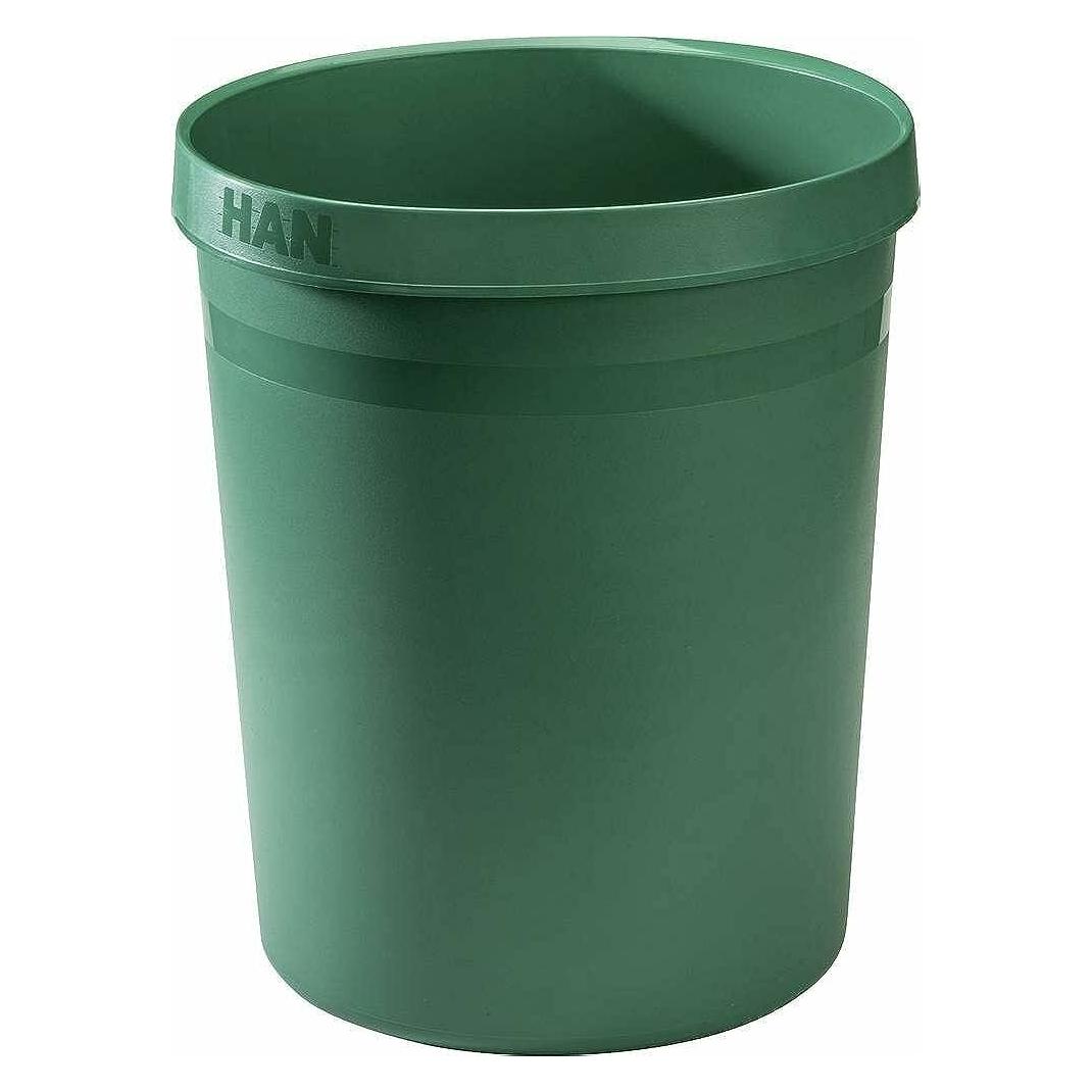 Han Papierkorb GRIP KARMA, 18 Liter, rund, 80-100% Recyclingmaterial, öko (18 l) (18198-05)